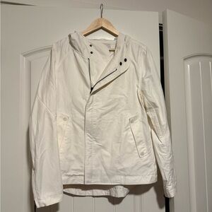 Private stock White Hooded Jacket